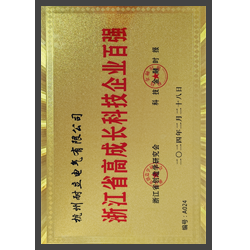 浙江省高成長科技企業(yè)百強(qiáng)